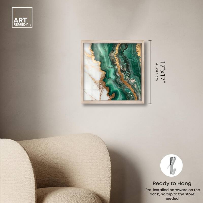 Malachite Majesty Shadowbox by Art Remedy