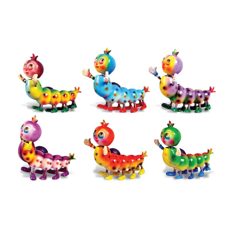 CoTa Global Caterpillar Refrigerator Bobble Magnets Set of 6