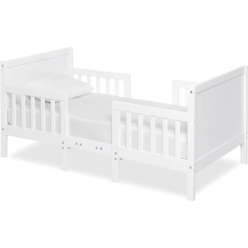 Dream On Me Hudson 3 in 1 Convertible Toddler Bed White - White - Toddler