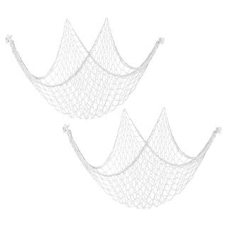 bass house decor fishing net Fishing Net Decor, 2 Pack 80