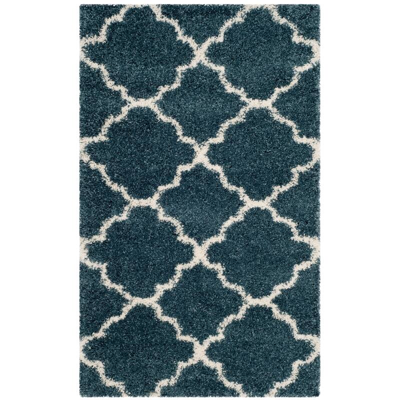 SAFAVIEH Hudson Shag Vitchka Glam Trellis 2-inch Area Rug