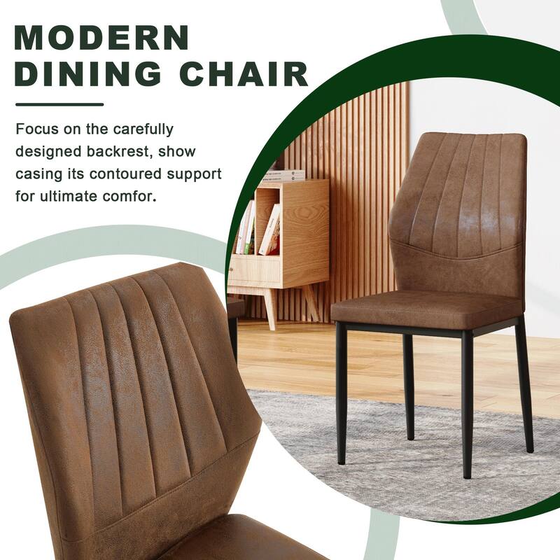 Table and chair set.Modern glass round table: X-shaped black metal bracket. Paired with 4 Dining Chairs