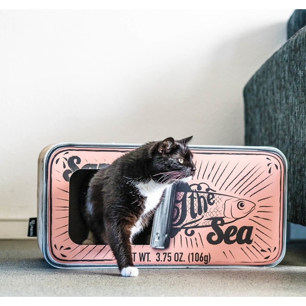Sardine can cat best sale scratcher