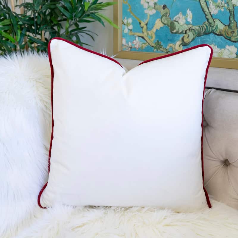 White Christmas Throw Pillow