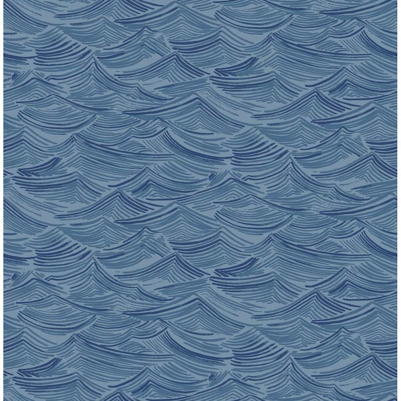 Seabrook Designs Day Dreamers Calm Seas Unpasted Wallpaper
