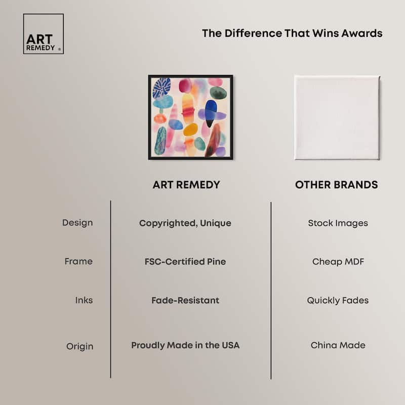 Dissolving Hues Canvas by Art Remedy