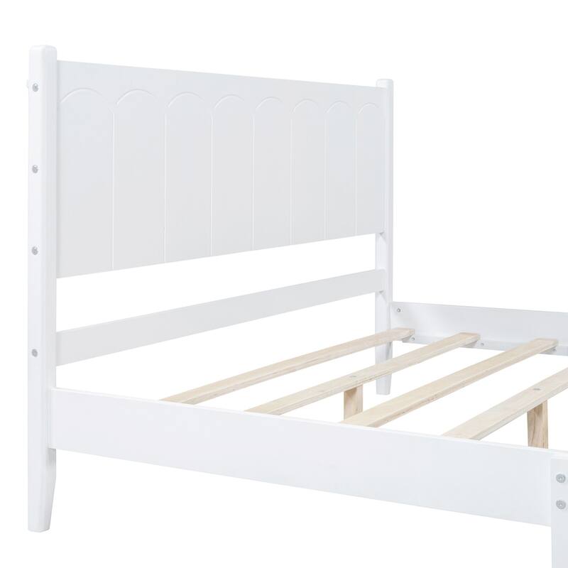 Vintage Style Platform Bed Frame