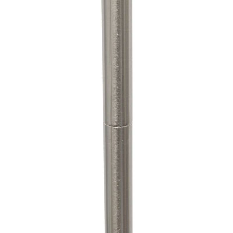 Brushed Nickel Drum Shade Floor Lamp