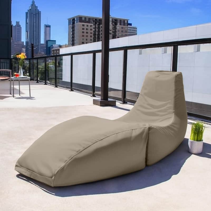 Jaxx Prado Patio Bean Bag Lounge - Taupe