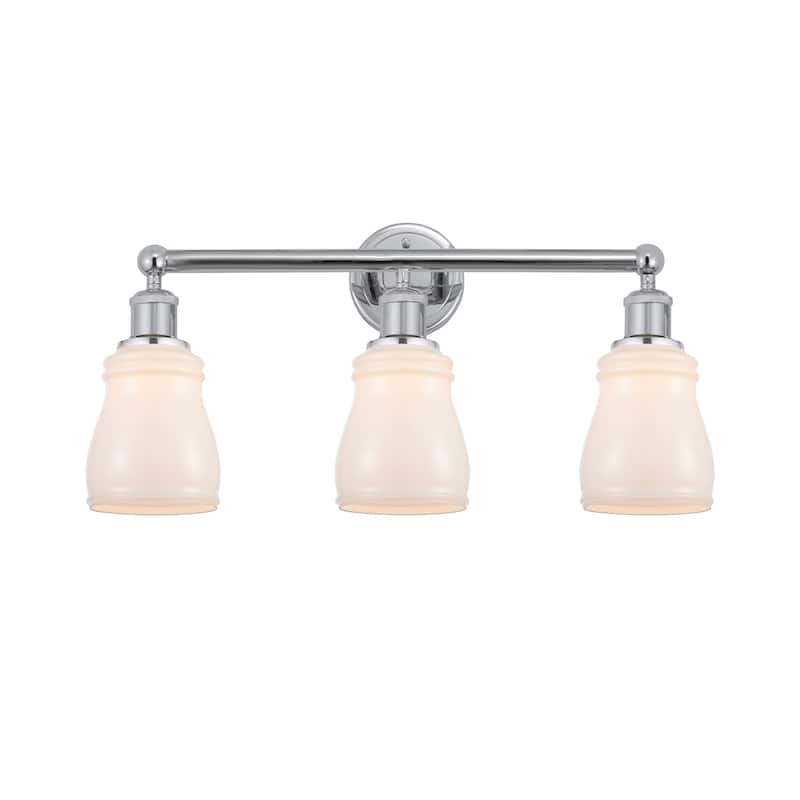 Innovations Lighting Ellery - 3 Light 23" Bath Vanity Light - Polished Chrome/White