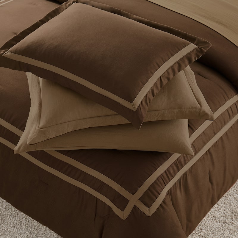 Wonderful Hotel Comforter Set Bag in A Bag 8 Piece