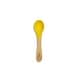 preview thumbnail 10 of 11, Baby Spoon Regular Scoop Bamboo & Silicone 2 Pack Yellow