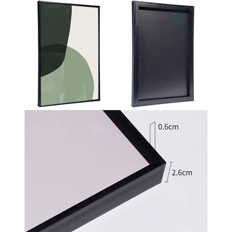 Abstract Natural Geometric Color Block Picture Prints