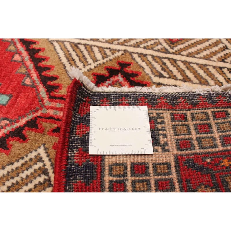 ECARPETGALLERY Hand-knotted Konya Anatolian Red Wool Rug - 3'1 x 9'6