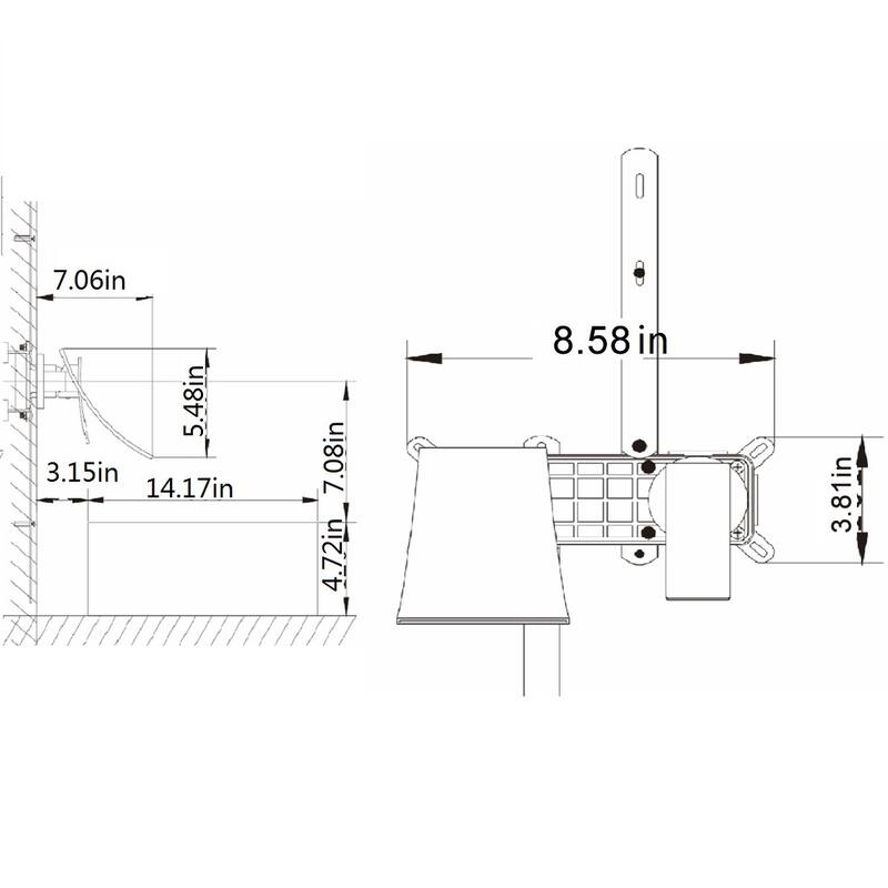 Wall Mounted Curved Bathroom Sink Faucet with Waterfall Spout Design, Large Flushing Area, Temperature and Water Flow Control