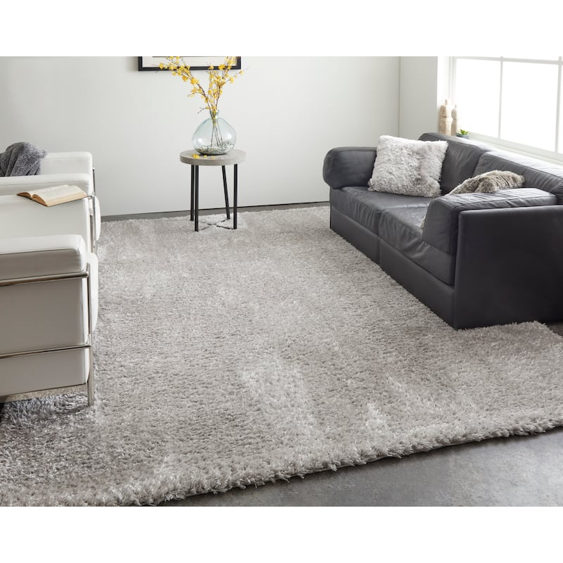 Loman Solid Modern Area Rug