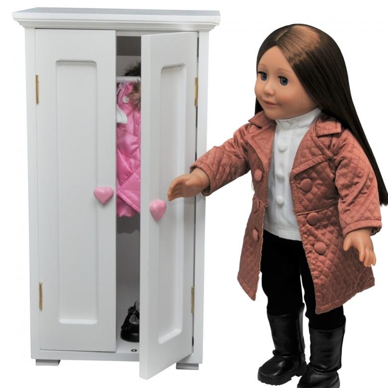 american girl doll cabinet