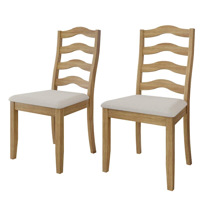 CraftPorch Sophistique Wooden Dining Chairs (Set of 2) - N/A