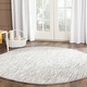 preview thumbnail 9 of 19, SAFAVIEH Handmade Flatweave Montauk Gjyle Casual Cotton Rug 4' Round - Silver - Round