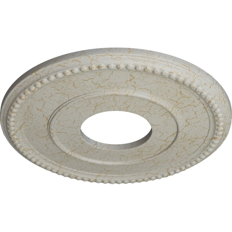 12 1/2"OD x 3 7/8"ID x 3/4"P Bradford Ceiling Medallion