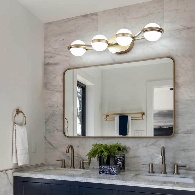 Vanity Lights With 4/5/6 LED Bulbs For Bathroom Lighting