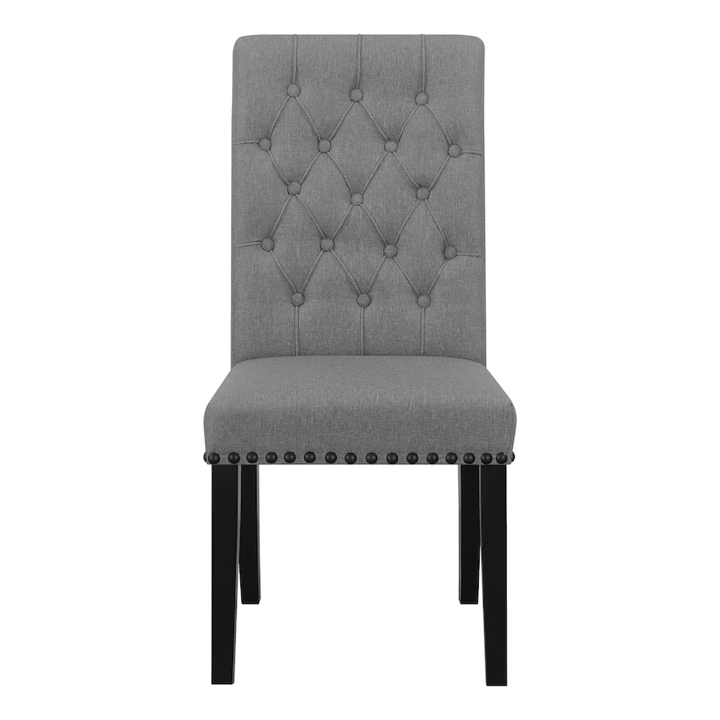 Belinda 5-piece Round Dining Set with Upholstered Chairs