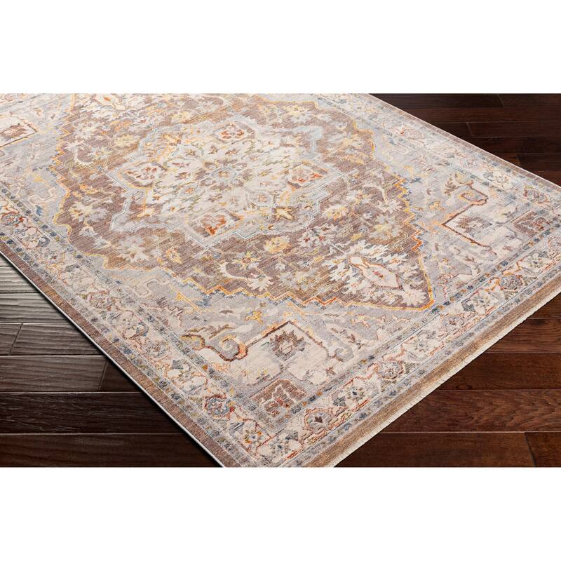 Livabliss Pedram Vintage Medallion Area Rug