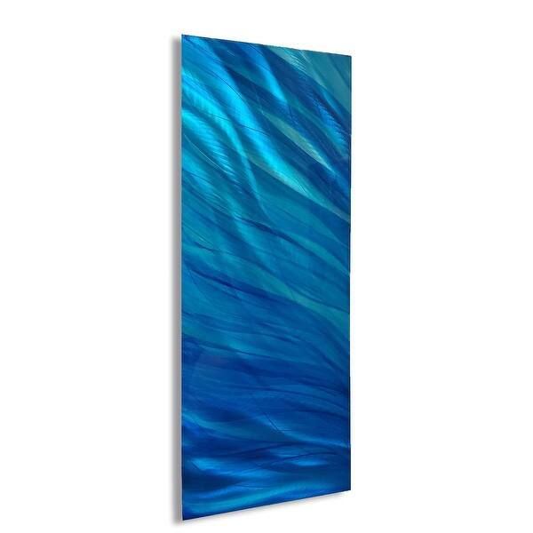 Shop Statements2000 Metal Wall Art Accent Silver Blue Abstract
