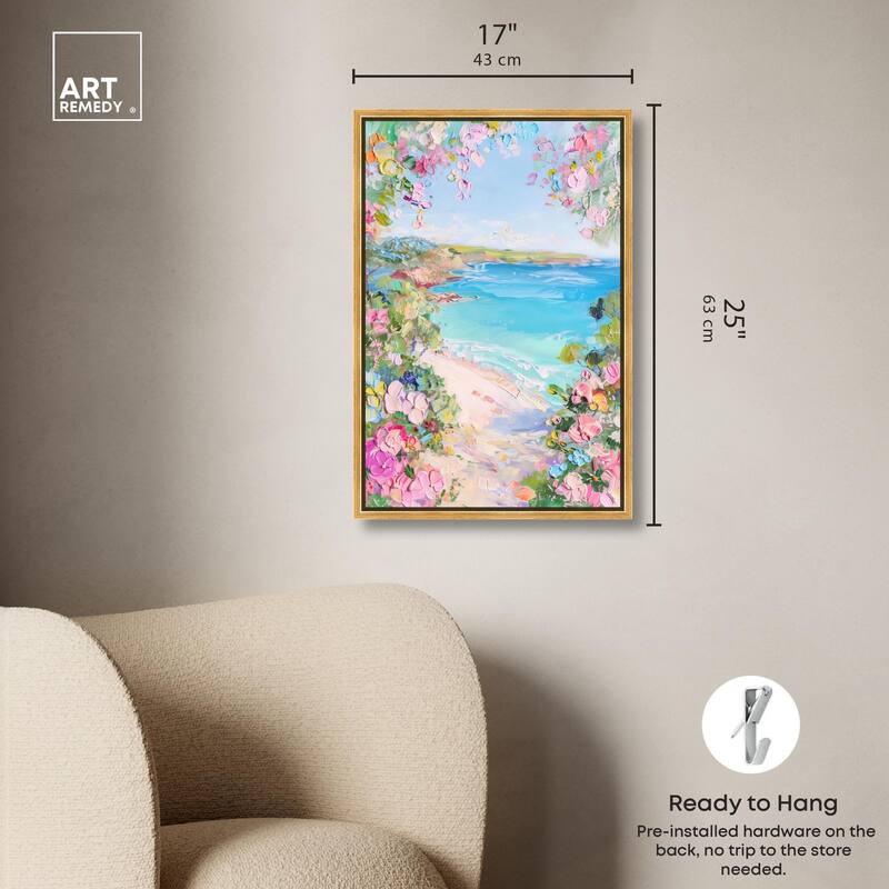 Hillside Harbor View II Canvas by Art Remedy
