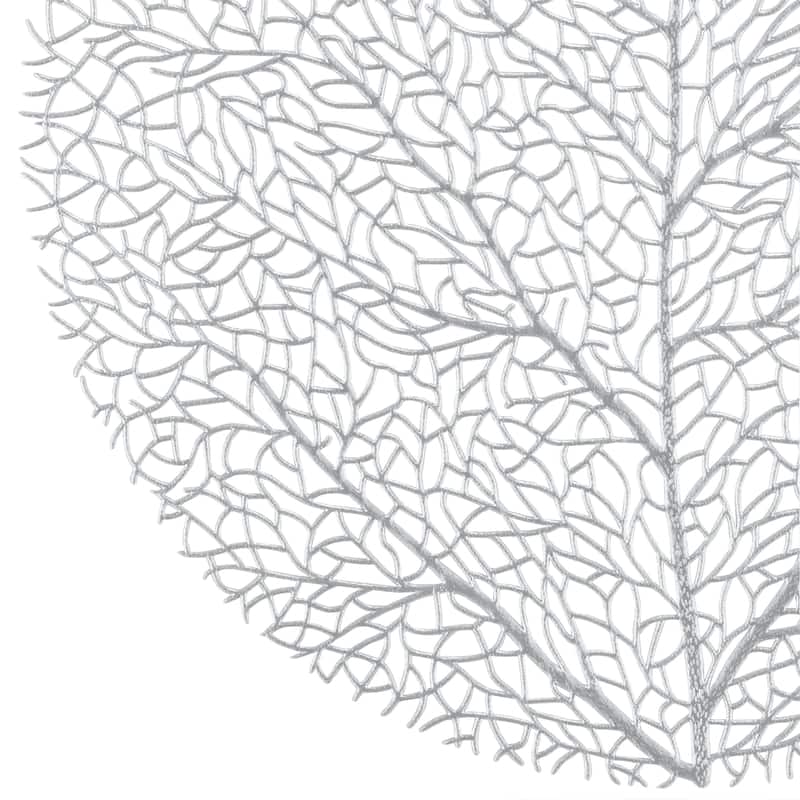 Home Details 4 Pack Round Tree Laser Cut Placemat
