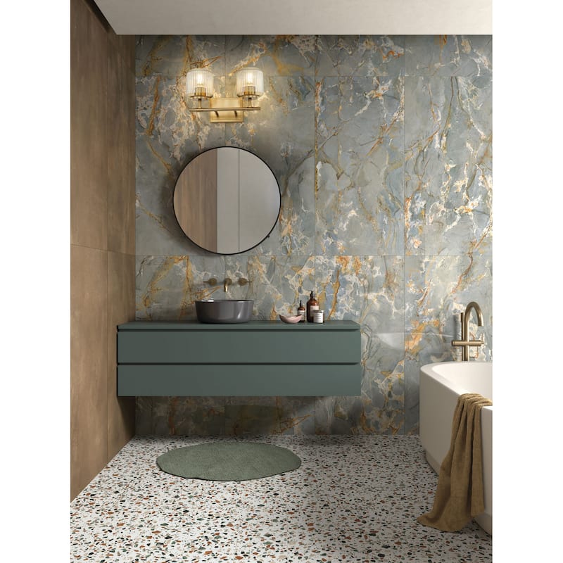 Z-Lite Landon 2 Light Vanity - Modern Gold