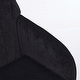 preview thumbnail 29 of 81, Adjustable Velvet Office Chair with Wheels, Ergonomic Swivel Study Desk Chair, Upholstered Task Chair with Backrest Seat - N/A