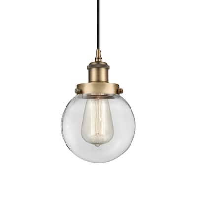 Innovations Lighting 916-1P-9-6 Beacon Pendant Beacon 6" Wide Mini