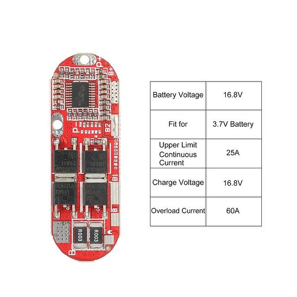 16.8V 25A 3.7V Battery Charger Module Charging Board Dual Protection