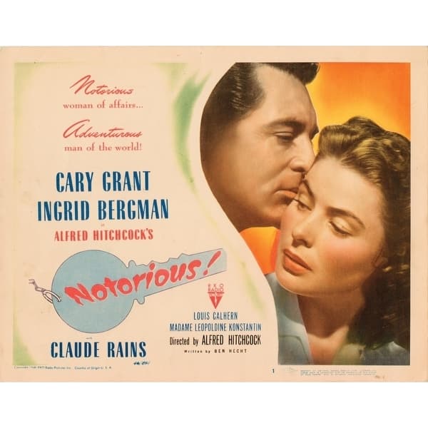 notorious 1946 poster