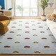 preview thumbnail 4 of 12, SAFAVIEH Handmade Kids Reina Cars Wool Rug