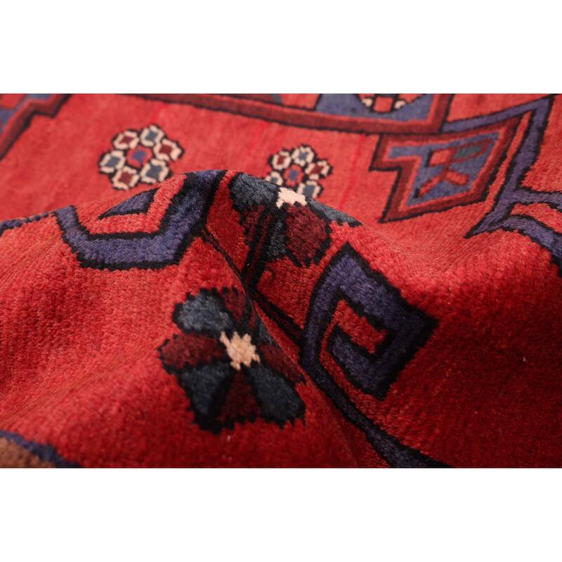 ECARPETGALLERY Hand-knotted Konya Anatolian Red Wool Rug - 6'7 x 10'0