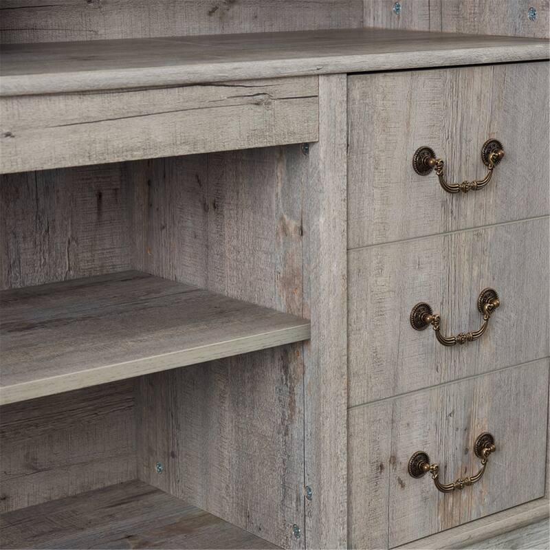 TV Stand,Entertainment Centers for TV Up to 65" with Drawers and Open Shelf