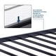 preview thumbnail 6 of 11, 14 Inch Bed Frames,3500 lbs Heavy Duty Metal Platform,Steel Slats Support/No Box Spring Needed