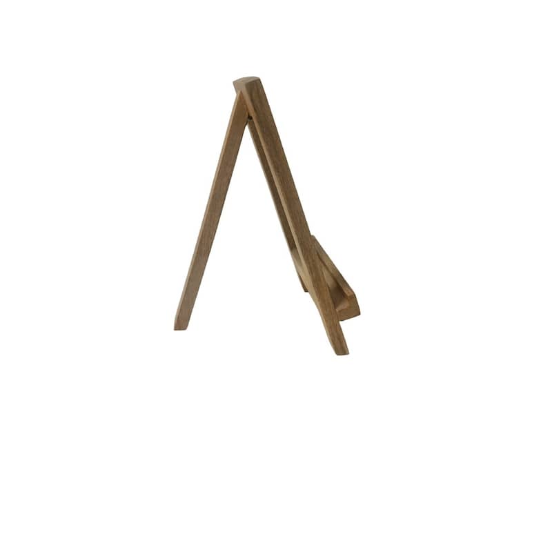 Small Wooden Stand Up Easel - 14" - Brown