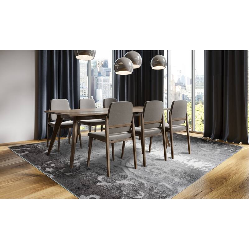 Noori Rug Monaco Sierra High-low Floral Scroll Area Rug