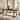 63" Solid Wood Dining Table for 4-6, Diamond Parquetry Top and S-Scroll Legs