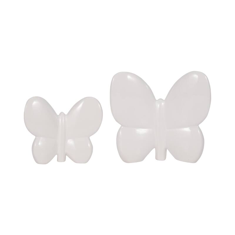 Sagebrook Home Ceramic Balloon Butterfly Figurine