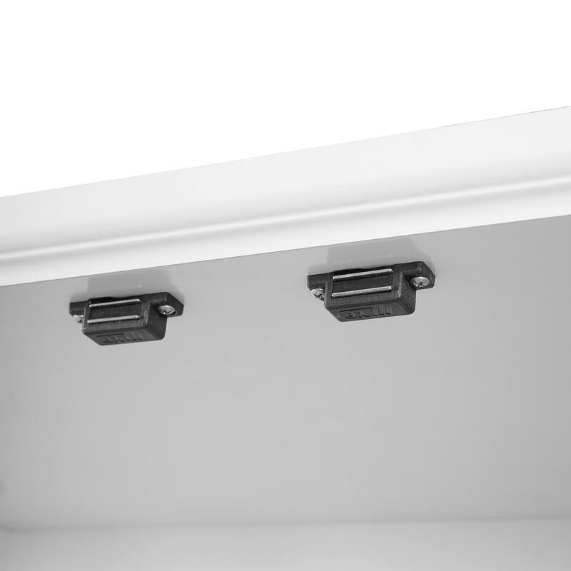 72.2"Tall Freestanding Bathroom Cabinet with 3 Drawers, Adjustable Shelf, Soft-Close Doors, MDF Panels, Steel Handles