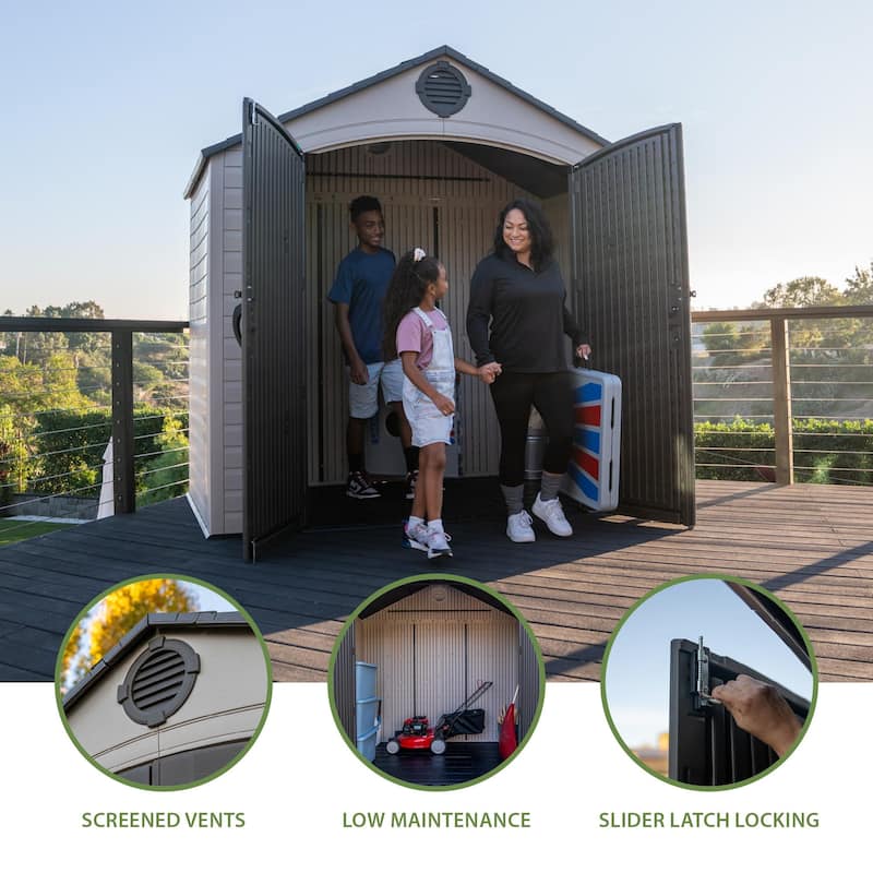 Lifetime, 8'x5' Outdoor Storage Shed