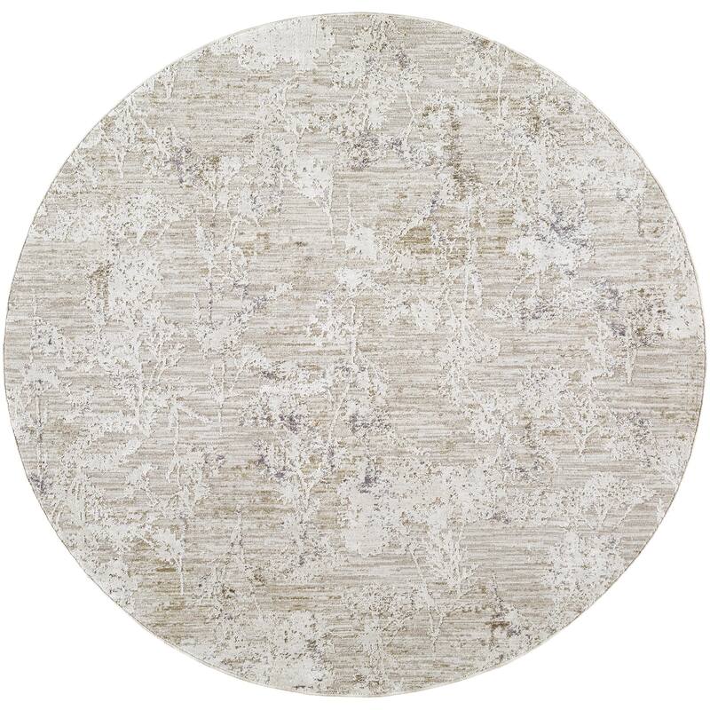 Livabliss Gakko Rustic Area Rug - Ivory - 7'10" x 7'10"