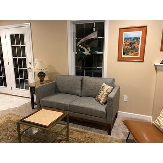 Carson Carrington Siauliai Linen Upholstered Sofa and Loveseat