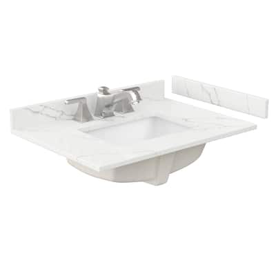 Wyndham Collection WCFQC330STOPUNS-Q 30" Quartz Vanity Top with