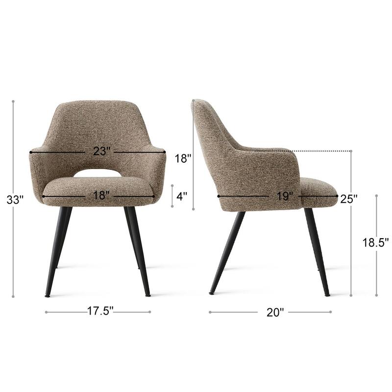 Upholstered Dining Armchair (Set of 2)