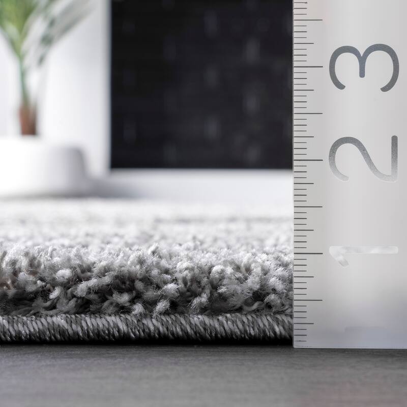 Brooklyn Rug Co Krista Contemporary Swirls Shag Area Rug
